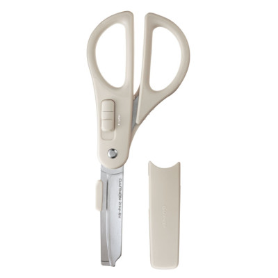 KOKUYO - 2way scissors HAKOAKE (Light gray)