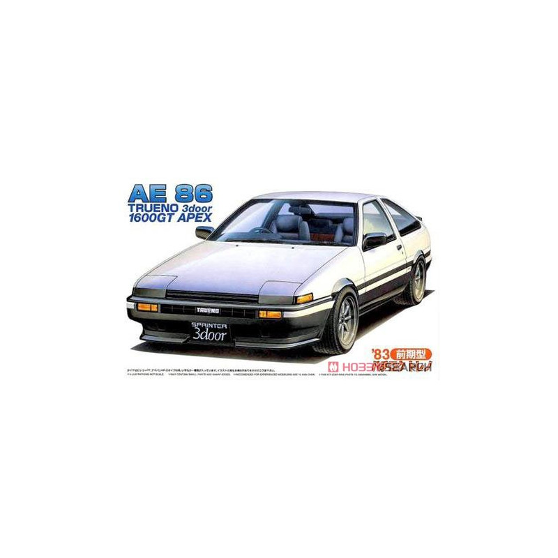 FUJIMI - 1/24 ID52 TOYOTA AE86 TRUENO Early Model 1983 (Plastic Model Kit)
